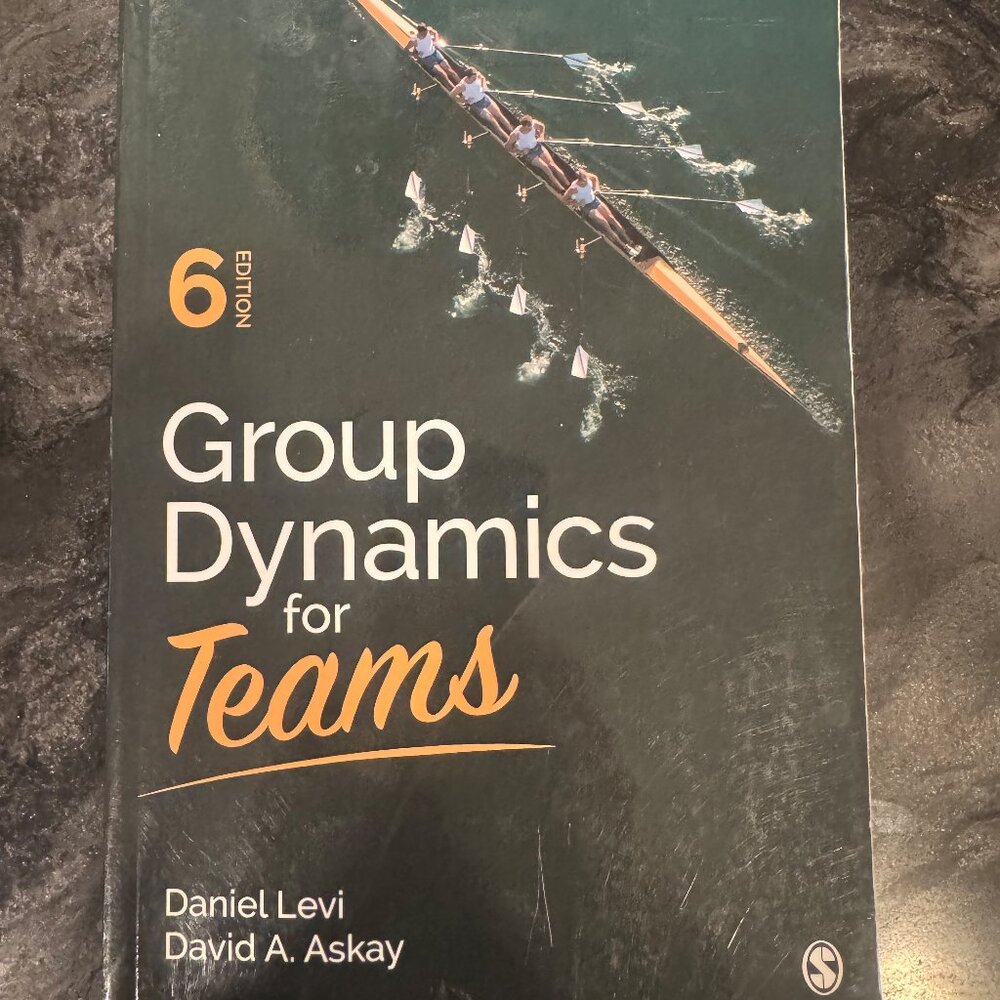 Group Dynamics for Teams 6th edition book